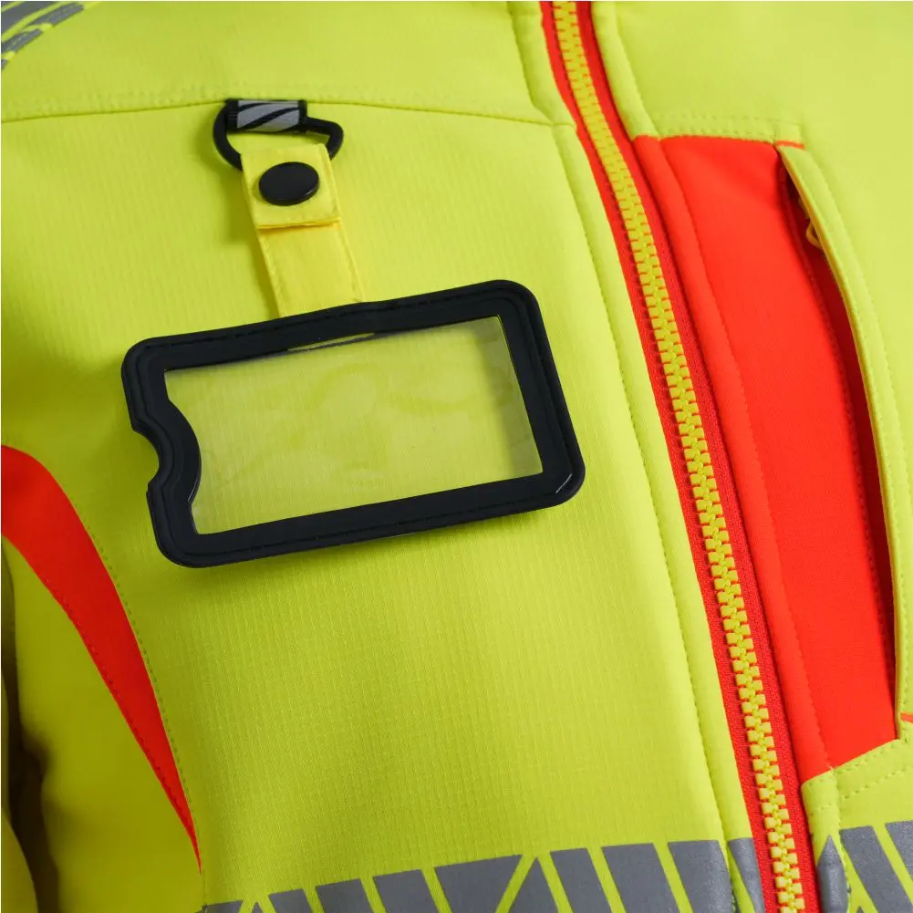 Modern Workwear Jacket With High Visibility