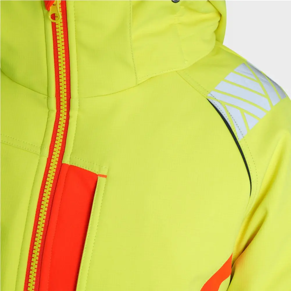 Modern Workwear Jacket With High Visibility