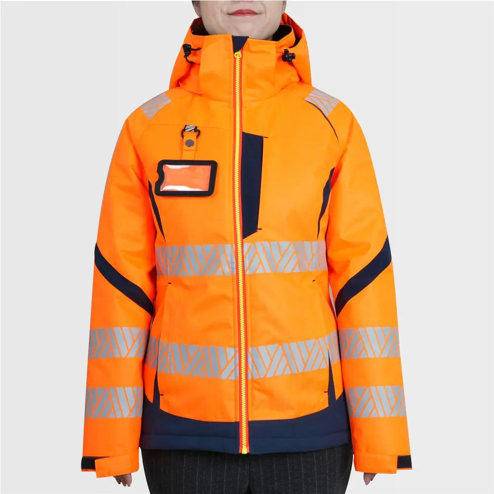 Modern Workwear Jacket With High Visibility