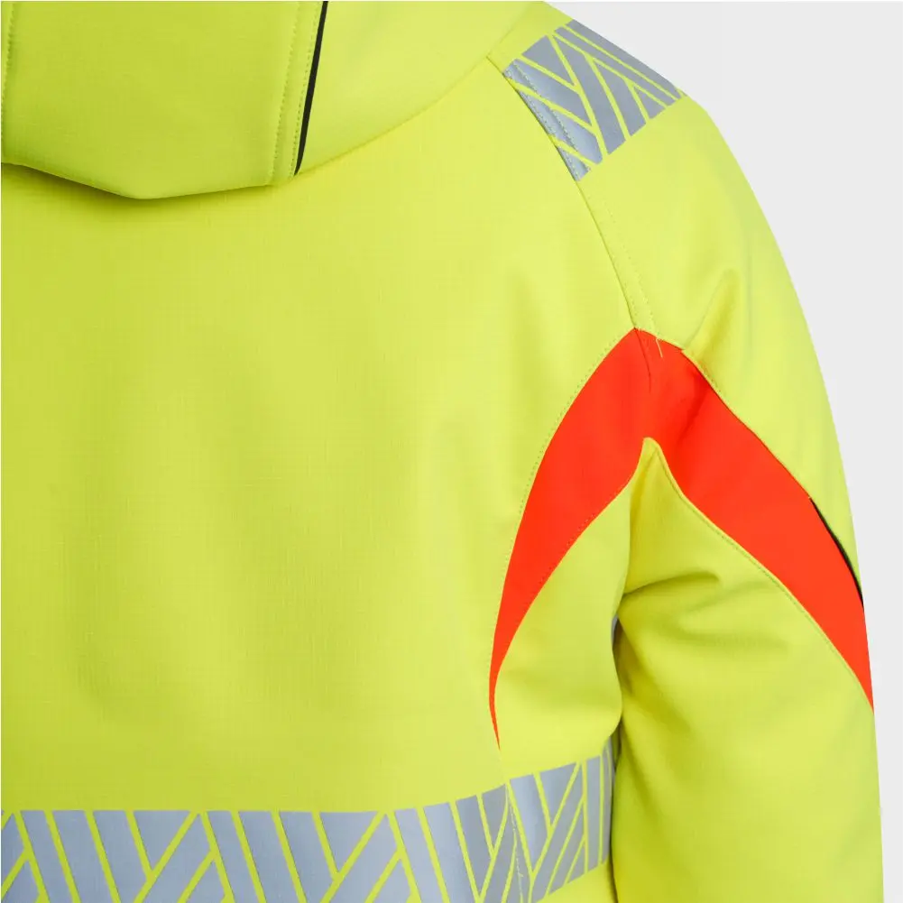 Modern Workwear Jacket With High Visibility