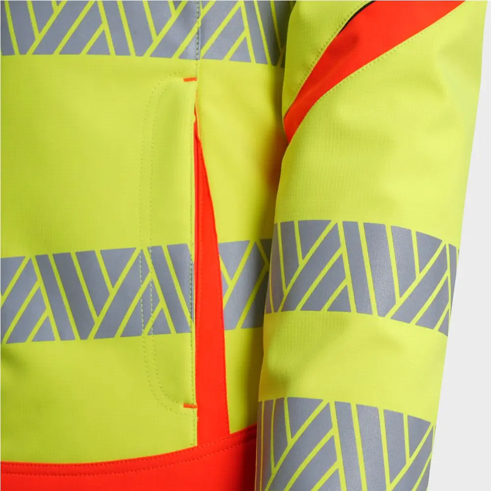 Modern Workwear Jacket With High Visibility